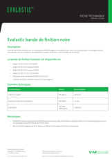 FT - Evalastic bande de finition (noir)